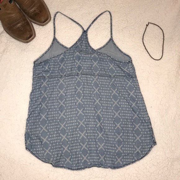Maurice’s Denim Strappy Tank Small - Picture 2 of 6